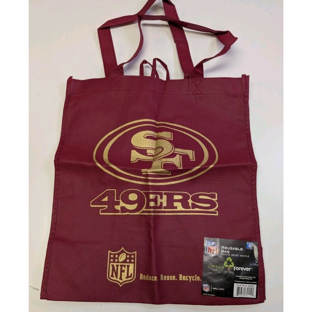 San Francisco 49ers Reusable Bag/Grocery Bag NFL Licensed Unused 12.5X14 Imches